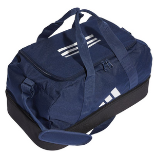 adidas Tiro Duffel Bag BC S IB8649 - Premium Sports Bag with Waterproof Bottom & Adjustable Straps