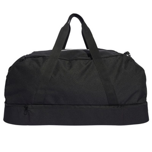 Adidas Tiro Duffel Bag Large - Waterproof Bottom, Black, Durable 100% Polyester