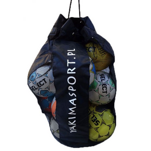 Yakimasport Ball Bag Sack - Holds 10-15 Soccer Balls, Durable & Convenient Storage for Coaches & Players