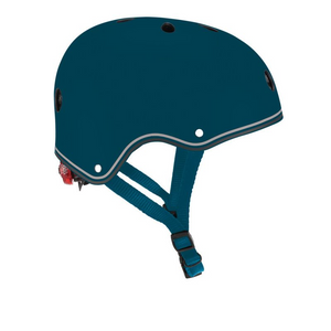 Casco Globber Petrol Blue 505-300: máxima seguridad y comodidad para niños | Tamaño ajustable | Luces LED | Protección robusta