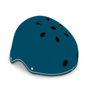 Globber Petrol Blue 505-300 Helmet - Ultimate Safety & Comfort for Kids | Adjustable Size | LED Lights | Robust Protection