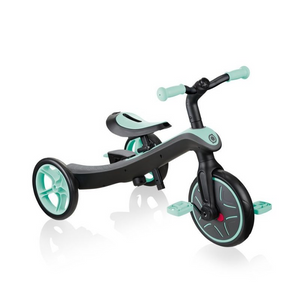 Bicycle 4-in-1 Globber Explorer Trike Mint - Multi-Functional Tricycle & Balance Bike for Kids