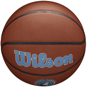 Wilson NBA Team Minnesota Timberwolves Basketball - Official Size, High Quality Ball for NBA Fans