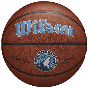 Wilson NBA Team Minnesota Timberwolves Basketball - Official Size, High Quality Ball for NBA Fans