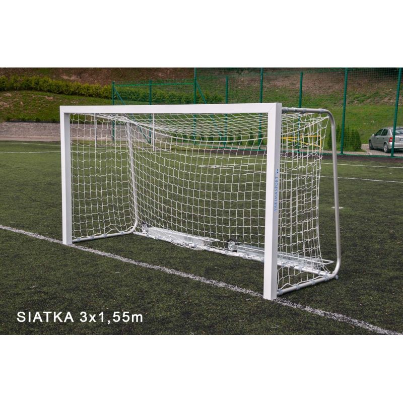 Yakima Żak 100199 Durable Goal Net - 3x1.55m | High-Quality Knotless Polyester for Soccer and Training