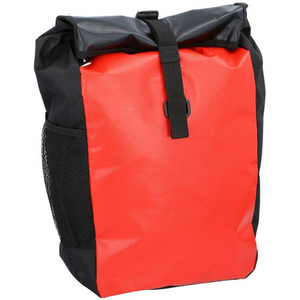 Dunlop Waterproof Bicycle Pannier Bag - 15L, Red | Durable & Versatile Bike Storage