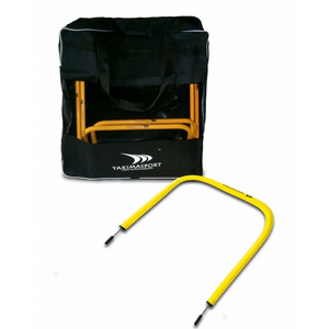 Durable Bag for Yakimasport Arched Poles | Black Polyester with Zipper & Mesh Panel - Ideal for Storage & Transport