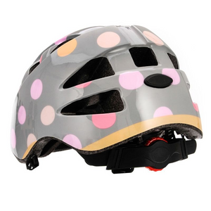 Casco de bicicleta Meteor MA-2 Dots Junior: ligero, seguro y elegante para niños