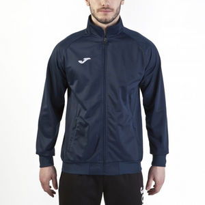 Joma Sudadera de Fútbol Combi Hombre Azul Marino, Corte Atlético, 100% Poliéster