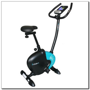 Bicicleta magnética programable HMS Premium M9239P: bicicleta de ejercicios para el hogar definitiva con 21 programas de entrenamiento, resistencia ajustable y pantalla táctil