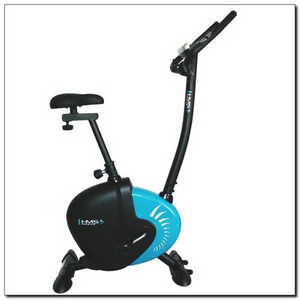 Bicicleta magnética programable HMS Premium M9239P: bicicleta de ejercicios para el hogar definitiva con 21 programas de entrenamiento, resistencia ajustable y pantalla táctil