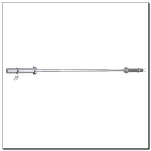 Olympic Simple Straight Barbell - HMS GO 180 | High-Performance Chrome Steel with Secure Spring Clamps for Superior Strength Training