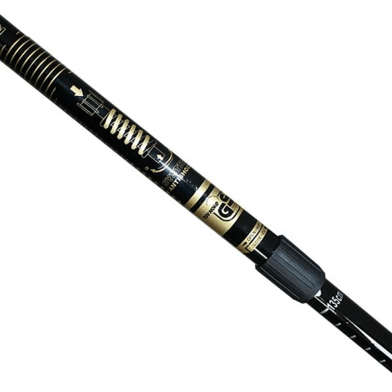 Nils Extreme NW-TK19 trekking pole close-up, featuring adjustable length and anti-shock system for outdoor adventures.