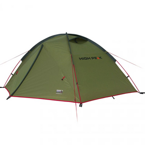 Tienda de campaña High Peak Woodpecker 10194: tienda de campaña tipo iglú duradera para 3 personas para acampar y hacer senderismo