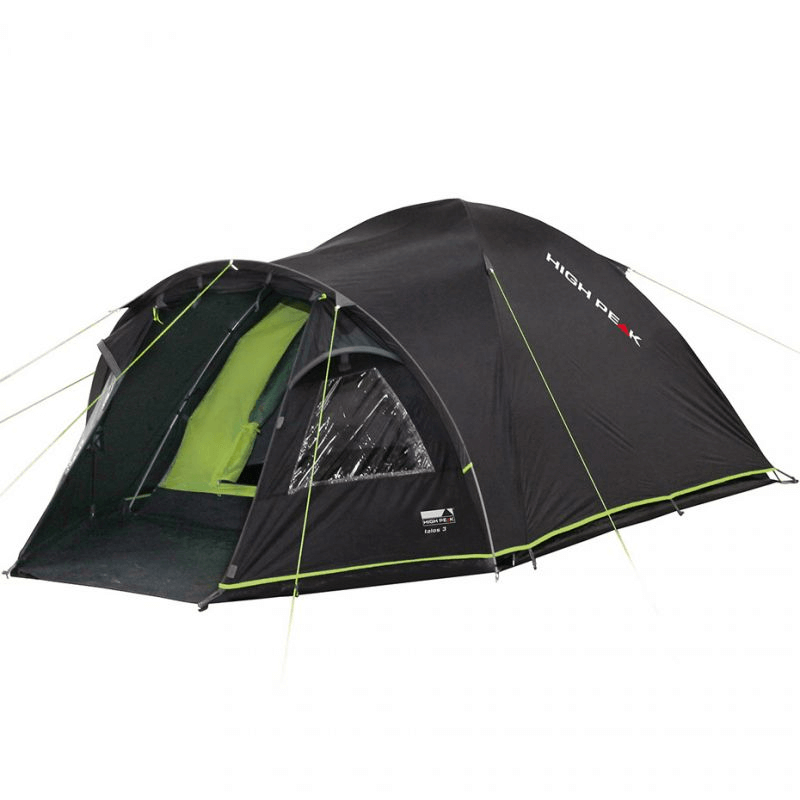 High Peak Talos 4-Person Tent in dark gray, ideal for outdoor camping and adventure trips with spacious design and weather resistance.