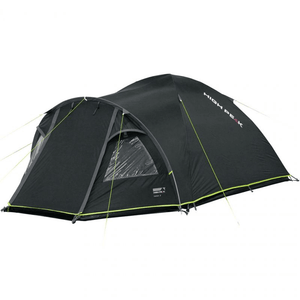 High Peak Talos 4-Person Tent in dark gray, designed for outdoor adventures and camping with a spacious and weather-resistant structure.