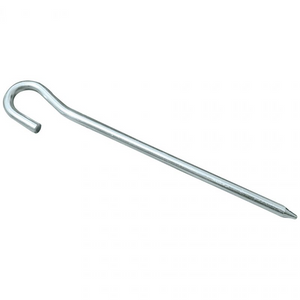 High-Strength Aluminum Tent Pins Set | 6 Pack | 180mm x 6mm | High Peak Outdoor Camping Stakes