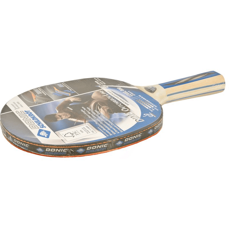 Donic Ovtcharov Line 800 table tennis bat with a conical handle, designed for high-speed play and precision techniques.