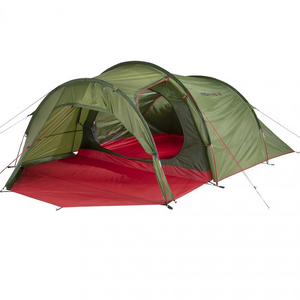 Tienda de campaña High Peak Goshawk para 4 personas: refugio familiar espacioso, impermeable y duradero