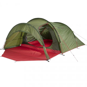 Tienda de campaña High Peak Goshawk para 4 personas: refugio familiar espacioso, impermeable y duradero