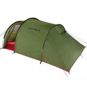 Tienda de campaña High Peak Goshawk para 4 personas: refugio familiar espacioso, impermeable y duradero