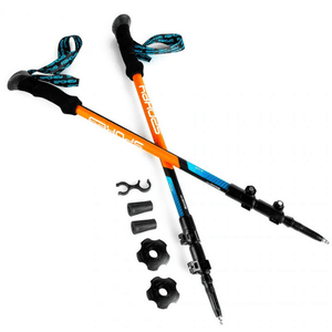 Spokey Zion Trekking Poles 926808 - Adjustable, Durable, and Shock-Absorbing for Mountain Hiking and Camping