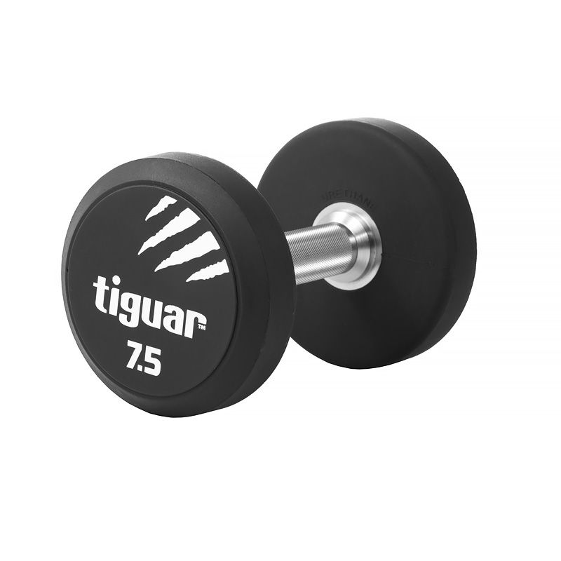 Tiguar Dumbbell 7.5 kg TI-WHPU0075 - High-Quality PU Polyurethane Dumbbell for Effective Workouts