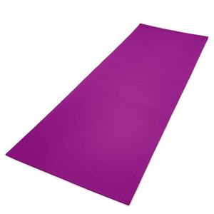 Reebok 7mm Training Mat - Premium Purple NBR Foam Mat for Yoga, Pilates, and Home Workouts