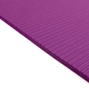 Reebok 7mm Training Mat - Premium Purple NBR Foam Mat for Yoga, Pilates, and Home Workouts