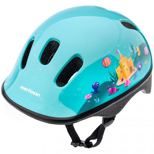 Casco de bicicleta para niños Meteor KS06 Magic - Talla S (48-52 cm) - Azul | Seguridad y comodidad mejoradas