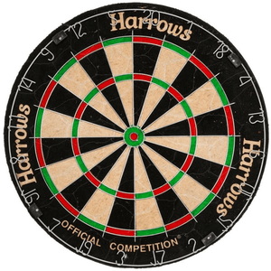 Harrows Official Competition 45cm sisal dart board designed for outdoor sport and precision play in any adventure.