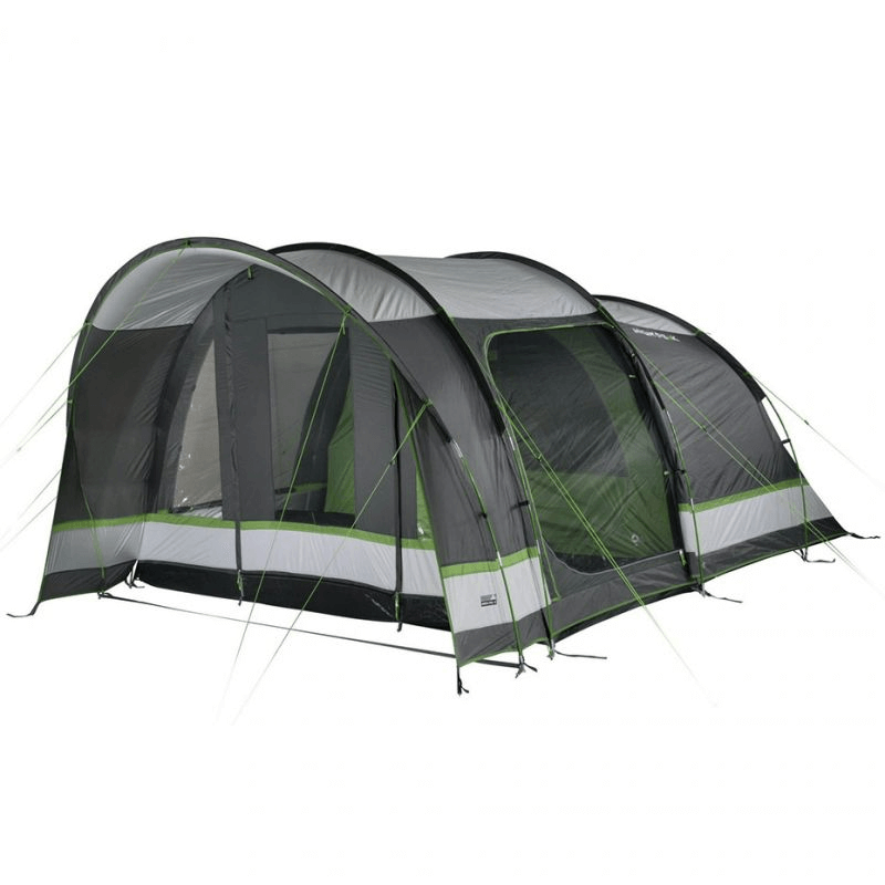 High Peak Brixen 4.0 spacious camping tent for 4 people showcasing advanced ventilation and weather protection features.