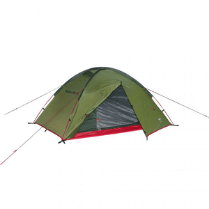 High Peak Woodpecker 3 LW 10195 tent in green, designed for outdoor adventures and reliable weather protection.