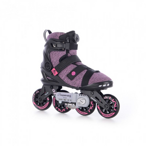 TEMPISH Ayroo Top Lady EBS – High-Tech Fitness Inline Skates for Women with Electromechanical Braking, 84mm Wheels, and Reflective Safety Features