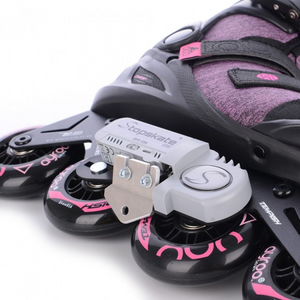 TEMPISH Ayroo Top Lady EBS – High-Tech Fitness Inline Skates for Women with Electromechanical Braking, 84mm Wheels, and Reflective Safety Features