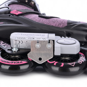 TEMPISH Ayroo Top Lady EBS – High-Tech Fitness Inline Skates for Women with Electromechanical Braking, 84mm Wheels, and Reflective Safety Features