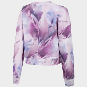 4F Women's Multicolor Loose Fit Jacket/sweatshirt with Wide Sleeves - H4L22-BLD023 91A