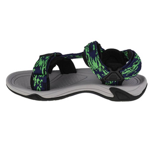 CMP Hamal Hiking Sandal Jr - Correas de velcro ajustables, cómodas suelas de goma, materiales de alta calidad - Azul