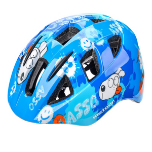 Meteor PNY11 Jr 25232 Casco de bicicleta para niños, ligero, ajustable y seguro para andar en bicicleta y patinar