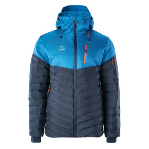 Chaqueta impermeable para hombre Elbrus Noaks: transpirable, reflectante, con bolsillos con cremallera (azul y azul marino)