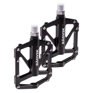 Radvik Rindal Bicycle Pedals - Lightweight CNC Formed Aluminum, Durable, Universal Fit