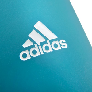 Adidas Active Teal Water Bottle - 410 ML | Glass & Silicone | Heat-Resistant | Non-Slip | Dishwasher Safe