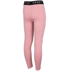 Leggings de secado rápido para niña 4F Jr - Pantalones rosados flexibles y cómodos HJZ22-JSPDF002 53S