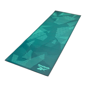 Reebok Fitness RAMT-12236GN 7mm Extra Thick Green Exercise Mat - Perfect for Yoga, Pilates, Stretching, and Home Workouts