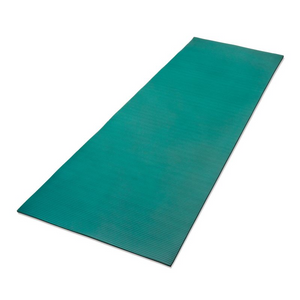 Reebok Fitness RAMT-12236GN 7mm Extra Thick Green Exercise Mat - Perfect for Yoga, Pilates, Stretching, and Home Workouts