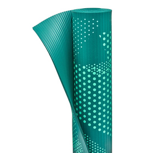 Reebok Fitness RAMT-12236GN 7mm Extra Thick Green Exercise Mat - Perfect for Yoga, Pilates, Stretching, and Home Workouts