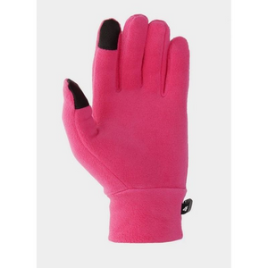 4F Jr Touch Screen Gloves for Kids - Thermal Comfort, Softness & Style, Pink