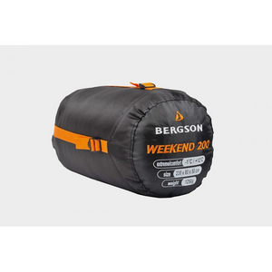 Bergson Weekend 200 Mummy Sleeping Bag - High-Quality Comfort for Outdoor Camping