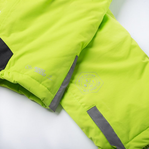 Bejo Halvar Jr Boys' Ski Pants - Waterproof, Breathable, Taped Seams, DWR Coating, Reflective Elements, Green