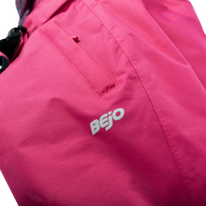 Bejo Halvar Jr Girls Ski Pants - Waterproof, Breathable, Reflective - Pink